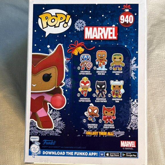 Brand new Funko POP Marvel- Gingerbread Scarlet Witch - Picture 3 of 4